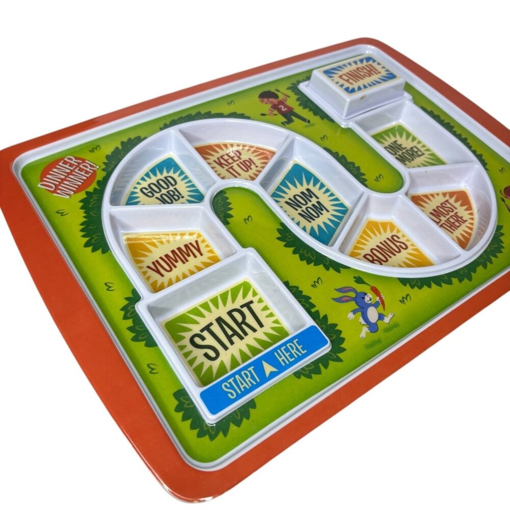 Fred and Friends Dinner Winner Kids Fun Game Plate Fussy Picky Eaters